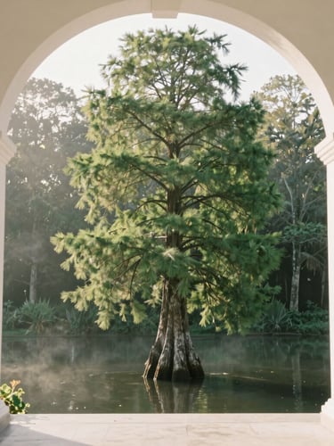 A Florida cypress tree, the namesake of the Cypress System