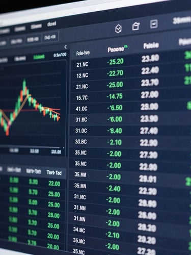 Macro shot of a high-end financial dashboard interface showing real-time transaction flows, bright cool studio lighting, navy and green accents, sharp focus, 35mm