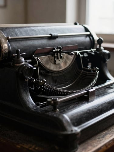 Documentary photojournalism, close-up of a printing press in Istanbul, quiet natural morning light, high-contrast muted colors, 35mm lens