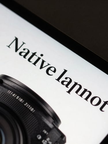 Macro crop of a digital editorial article featuring a native product placement, high-contrast screen light, clean typography
