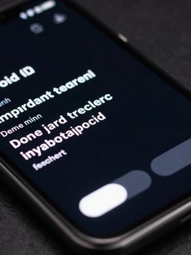 Extreme close-up macro shot of a flagship Android smartphone screen displaying a dark-mode utility interface. High-voltage cyber-mint edge-lights reflect off the physical glass. Moody studio lighting, low-key composition, focus on crisp monospace typography and tactile toggle switches.