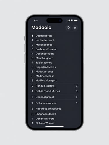 Crisp orthographic vector render of a physical modern Android phone showing a clean, dark-themed markdown editor UI with monospaced typography, flat studio lighting, light gray background.