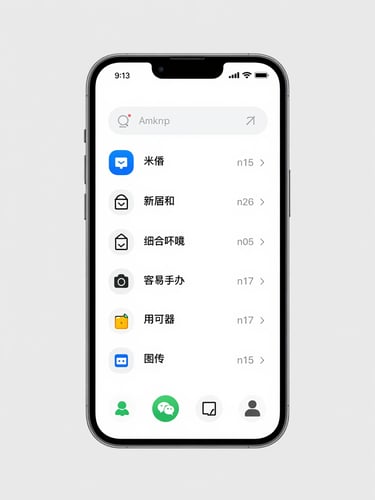 Crisp front-facing orthographic render of a modern Android smartphone displaying a clean, high-contrast system-native utility interface. Neutral flat studio lighting, light gray background, absolute precision.