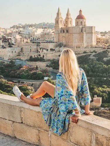 the view of mellieha church