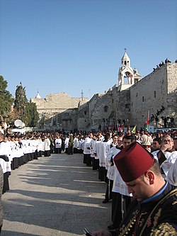 Christmas celebration at Church of the Nativity
