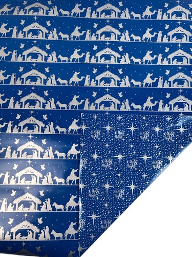 Premium Nativity themed wrapping paper