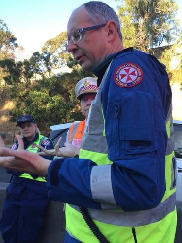 Paul McFarlane supporting frontline teams during critical incidents