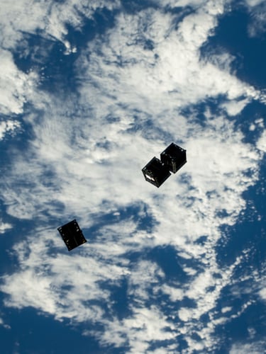 Curtin University Binar 2, 3, 4 Cubesatellites orbiting Earth, launched