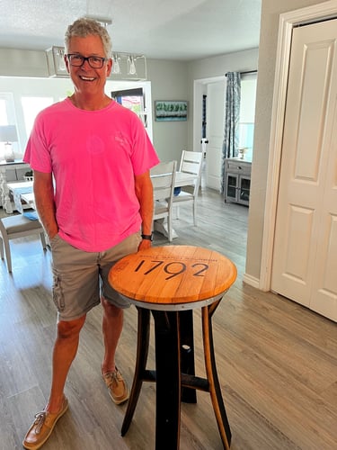 bourbon cocktail table