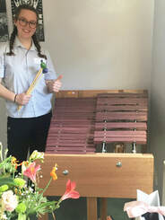 Lauren - an awesome marimba student