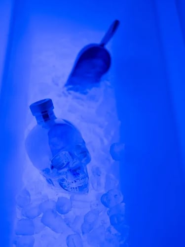 Glow Bar captured during an Anniversary Celebration in Birkdale, Redlands - party hire by SweetAz Co.