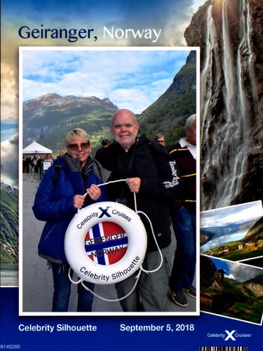 Lady and The Pirate land in Geiranger, Norway