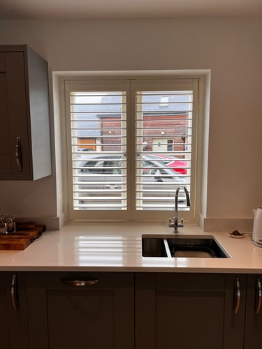 Kitchen window shutters oxford