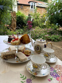 afternoon tea at St Peters Church garden