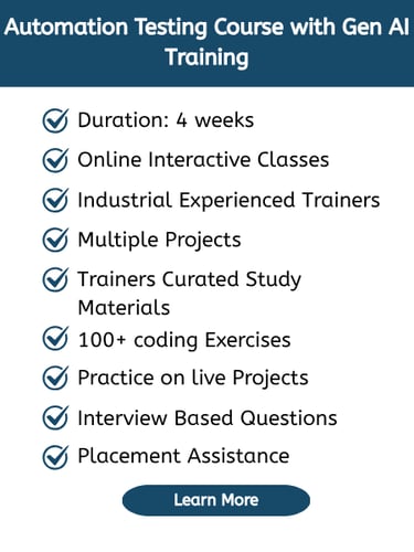 Automated Testing with Gen AI Certification Course