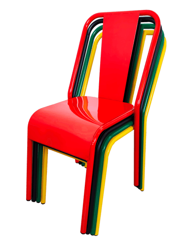 sillas de colores