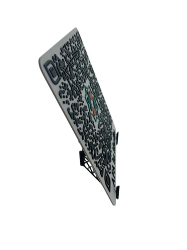 placa qr imagen negocio logotipo