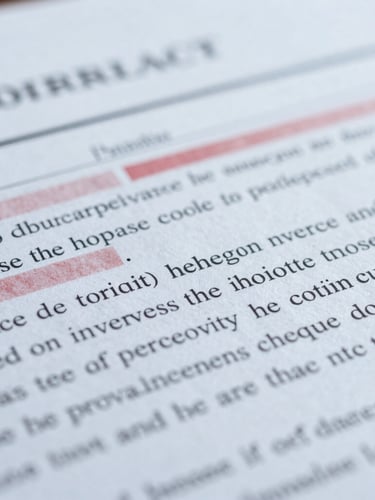 Extreme close-up macro shot of a corporate contract with redacted figures and precise financial notations, cool overcast daylight, sharp focus on ink lines.