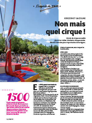 Article sur l'association de cirque Kerozen et Gasoline