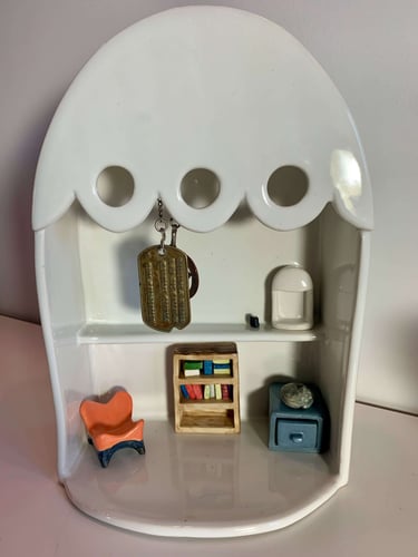 Porcelain shrine for my mother