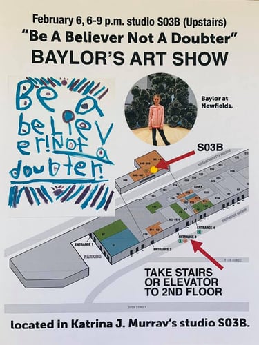 art show flyer