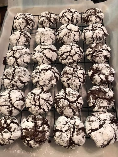 chocolate crinkles