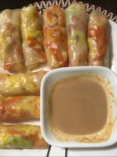 Vietnamese spring rolls
