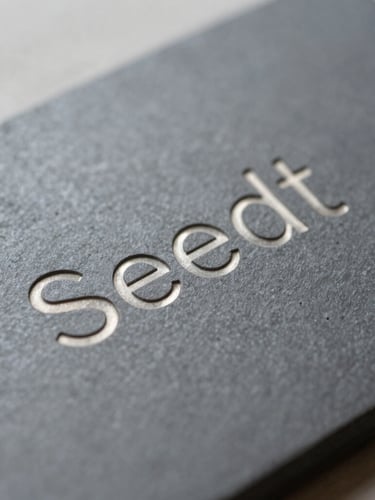Macro shot of a steel seed phrase backup plate with engraved words, natural light, muted slate and metallic tones, sharp focus.