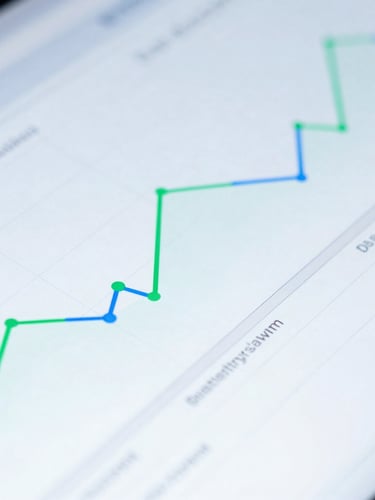 Sleek high-contrast tech photography, macro shot of clean data dashboards with neon green and blue lines, high-contrast shadows, 35mm