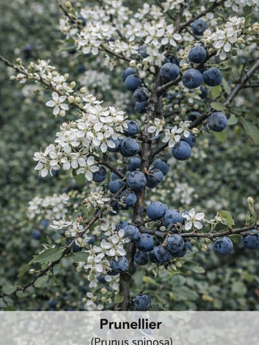 prunellier arbuste champetre plantation naturelle lotissement Belbeuf