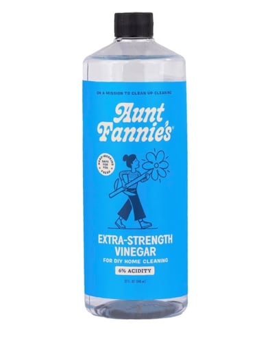Aunt Fannies extra strength cleaning vinegar natural non toxic cleaner for kitchens bathrooms