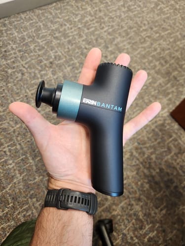 Compact and portable massage gun for quick muscle relief