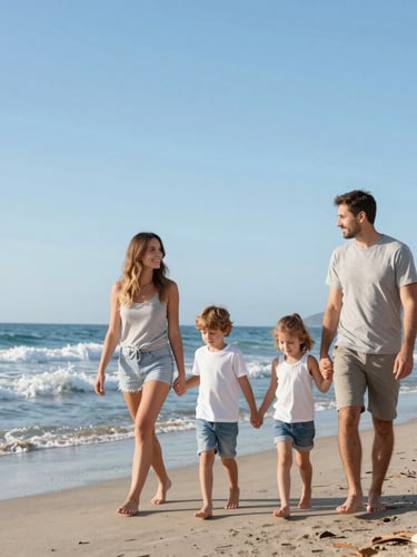 Family enjoying time together while planning financial protection through life insurance.