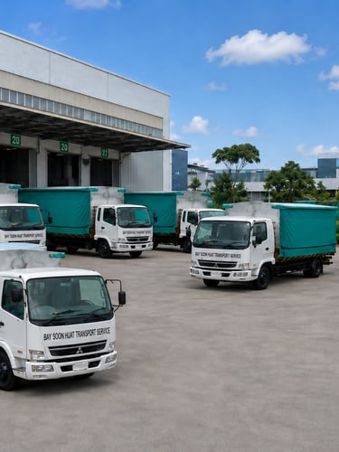 24ft canopy lorry transport in Singapore