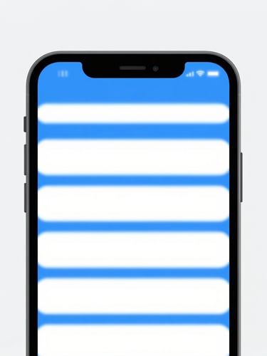 A minimalist close-up of a modern smartphone displaying clean network signal bars against a bright neutral sky, daylight, sharp focus, 35mm