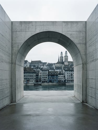 Swiss architecture symbolizing international market entry and business expansion