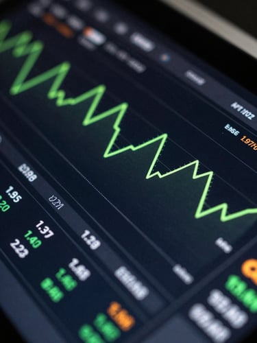 Macro shot of a high-fidelity dark mode financial dashboard showing transaction flows, neon green liquidity lines, and clean geometric API metrics.
