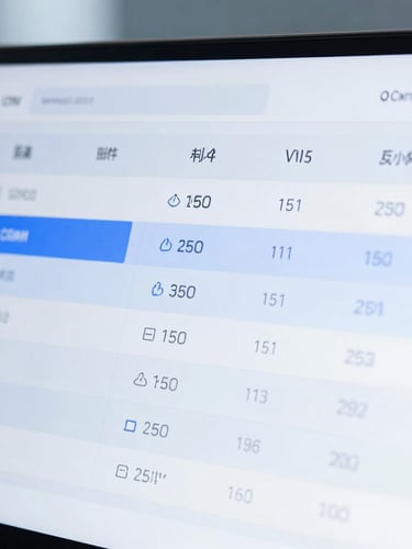 Close-up of a modern automotive CRM interface displaying active lead queues and appointment schedules, cool blue highlights, sharp focus