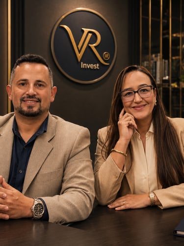 Casal de fundadores da Vila Rica Invest