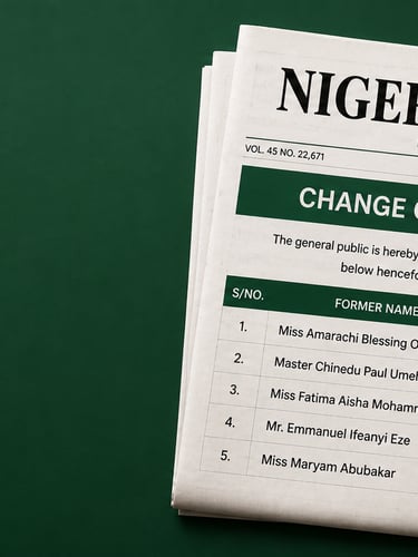Nigerian documentation services for Nigerians living in the UK