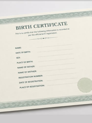 Nigerian birth certificate application support