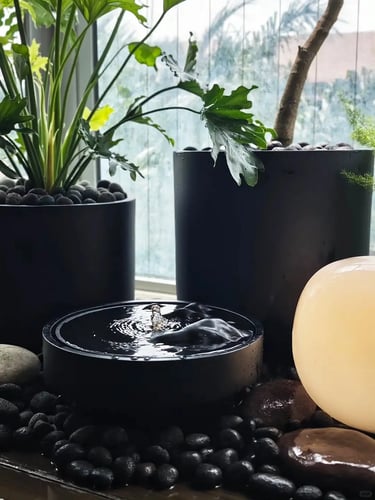 Cozy balcony with warm ambient lighting and natural wooden textures, inspired by warm European outdoor living