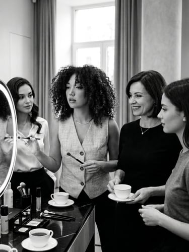 Dayze beauty dando seu workshop empresarial para mulheres