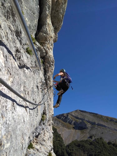 escalade rappel via ferrata rando du vertige