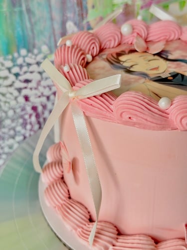 Layer cake framboise pistache