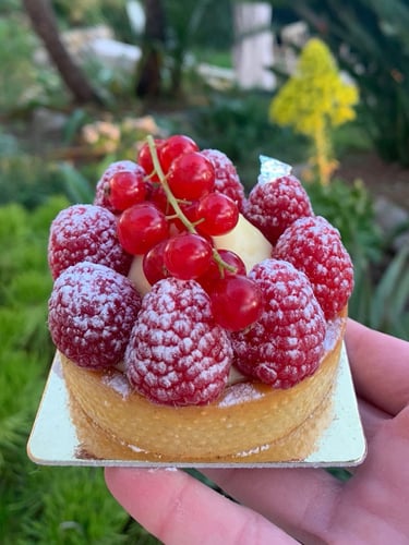 Tartelette framboise