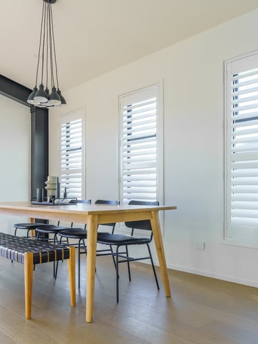 New build project dining room in Wellington