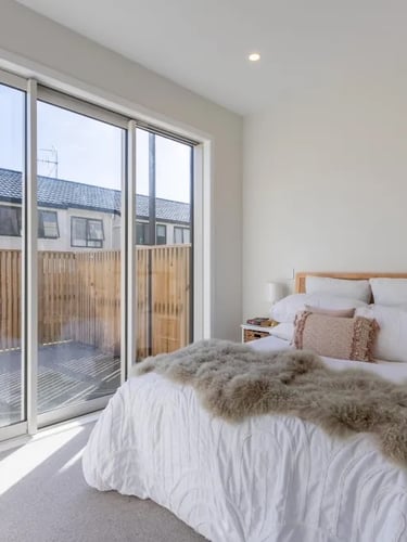 New Townhouse Bedroom Wellington