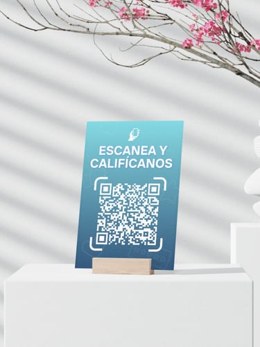 Código QR de reseñas