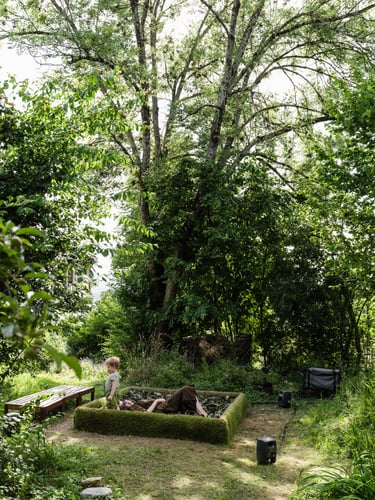Outdoor participatory Installation - adegio in cadelon